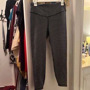 Gap athletic pants. Navy and white stripe. Size medium.